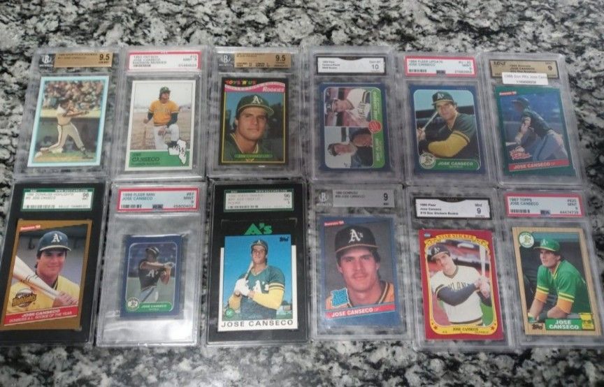 Jose Canseco Rookie Card Collection Mint💥