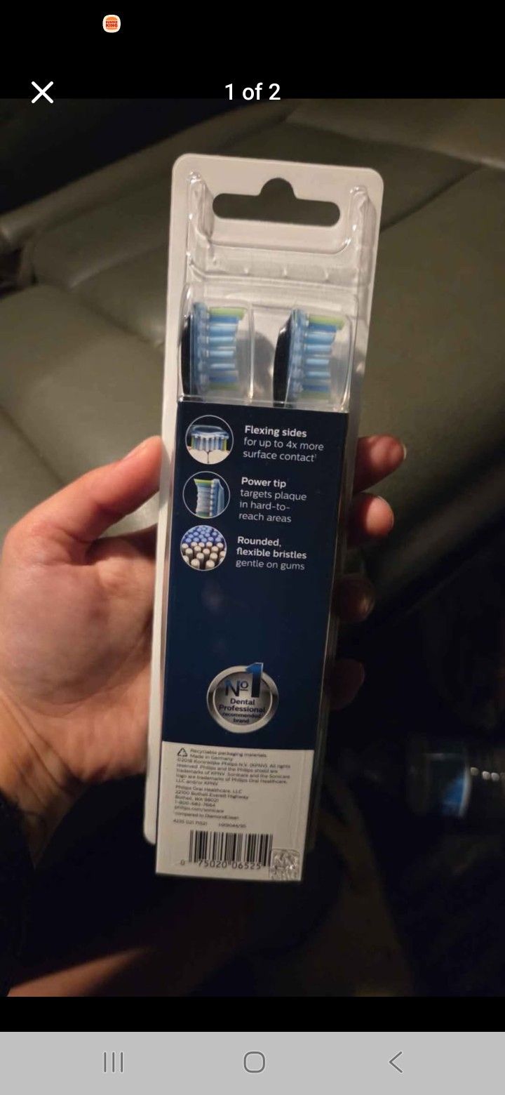 Phillips sonicare c3- 4 brush head replacements