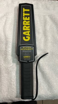 Garrett Super Scanner V Handheld Metal Detector Model 1165190 - Excellent Condition