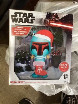 Christmas Star Wars Boba Fett 3.5ft Inflatable 