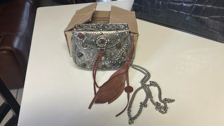 Sam Edelman metal mini crossbody