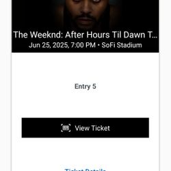The Weeknd  After Hours Til Dawn Tour.