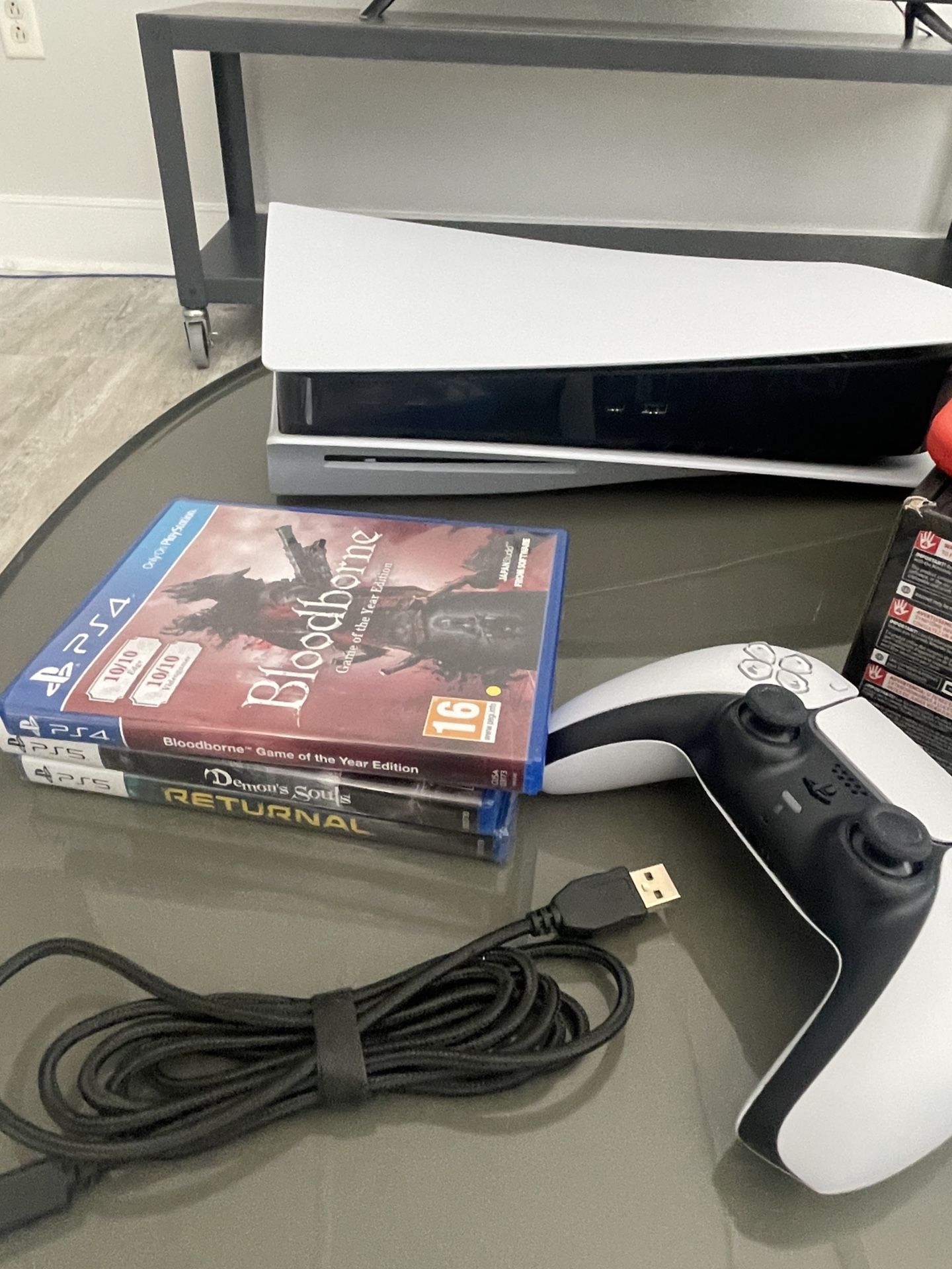 PS5 Disc Edition With 3 Games