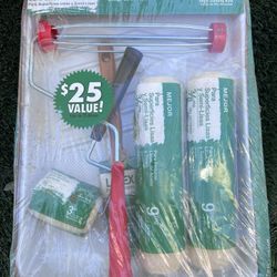 Painting Roller Tray Set Ladder Lock Legs Home Paint Tool DIY Projects 8 Piece