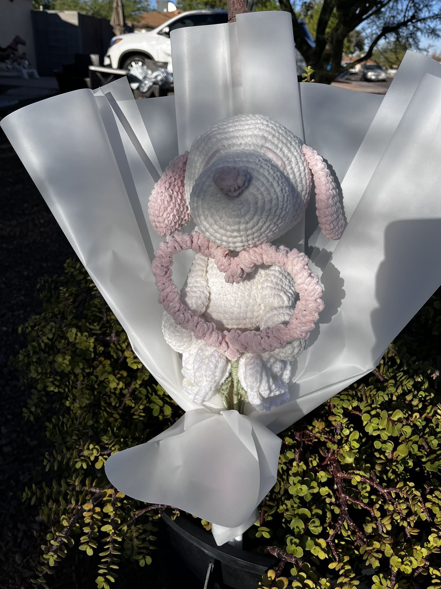 Crochet Snoopy Bouquet