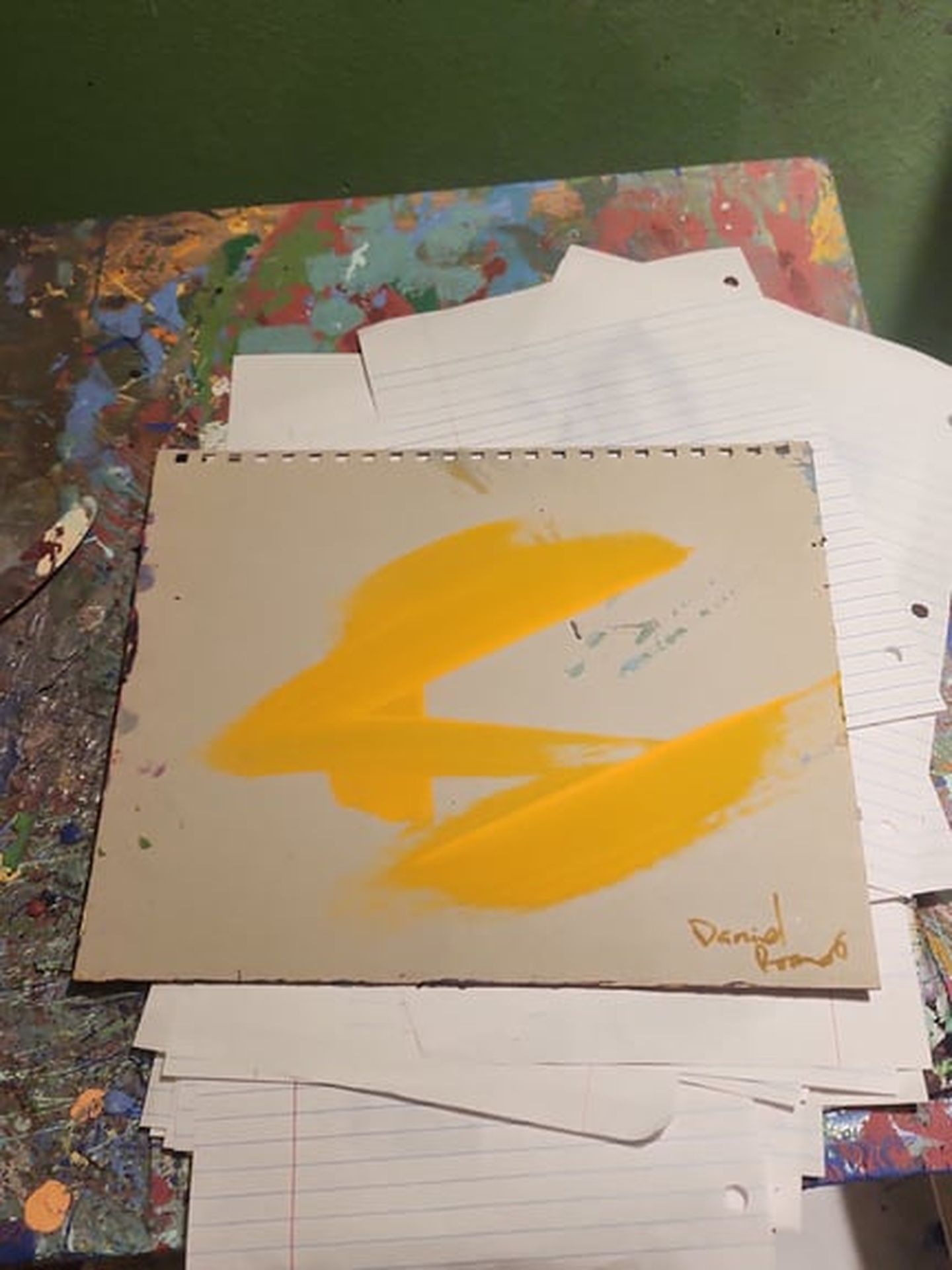 Abstract Expressionism Art Sketchbook