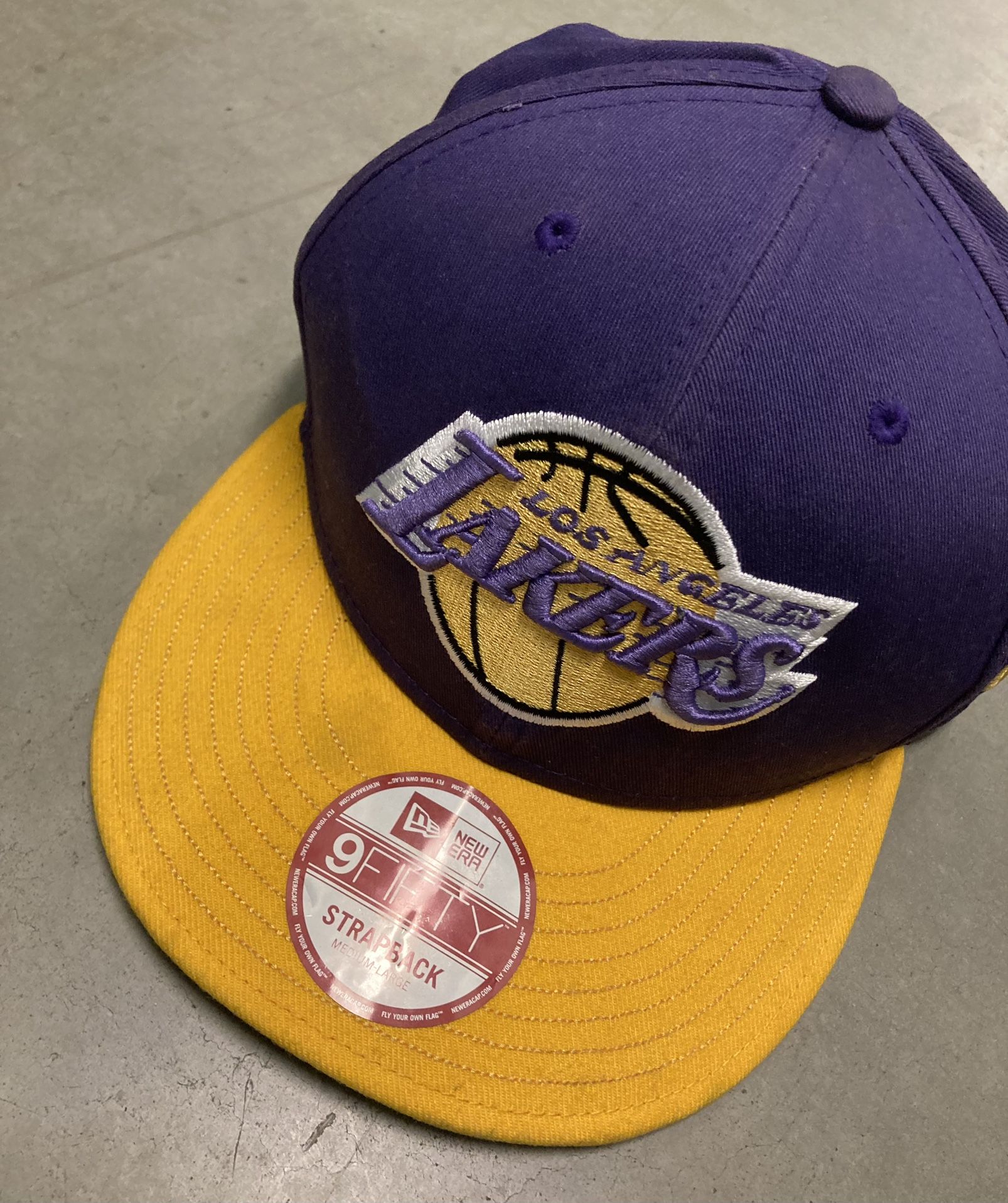 New Era LA Lakers Baseball Basketball Hat Collectible