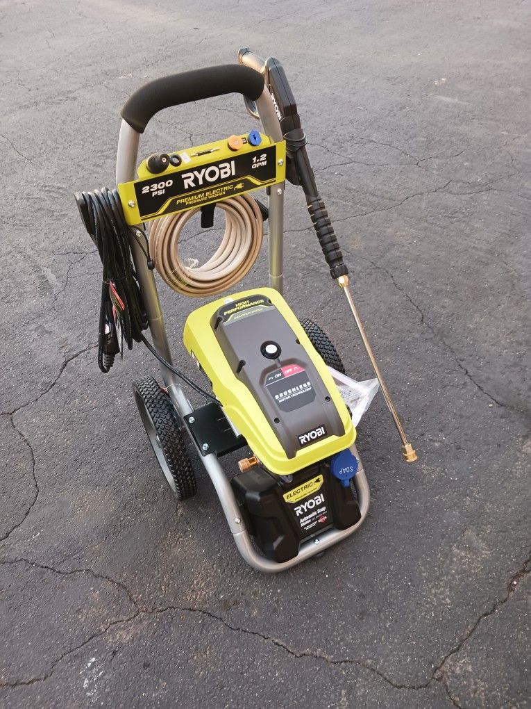 Ryobi 2300 PSI Brushless Electric Power Washer. New