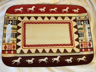 Beautiful Del Rio Serving Tray w/Handles!
