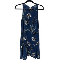 Leith Blue Floral Dress (XS)