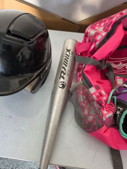 Kids tee/baseball equipment