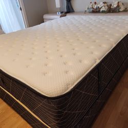New Queen  Mattress And Box Spring 2pc Bed Frame Is  Not Included 