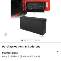 Brand New Jeep JL Lockbox