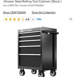 Craftsman Rolling Tool Box