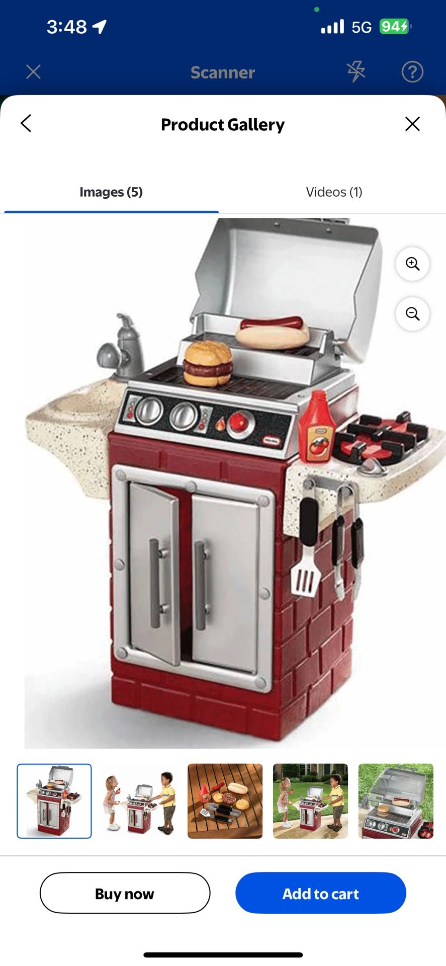 Little Tikes Play Pretend Kids Backyard Barbecue Get Out 'n' Grill BBQ Toy Set Brand New In box