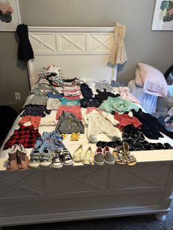 Girls Clothes And Accessories 6-9 Mos (over 75 Pieces)