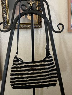 Black & beige Boho Purse