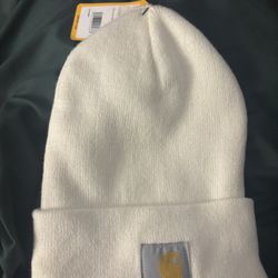 White/Creme Carhartt Hat