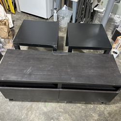 Ikea Entertainment Center and Night Stands