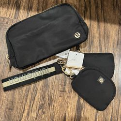 Lululemon Belt bag Set With Wristlet 