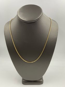 14KT YELLOW GOLD 22” FRANCO LINK CHAIN 13.0GR