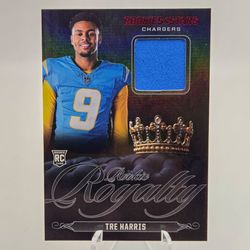 Tre Harris Rookies & Stars Rookie Royalty Jersey Card