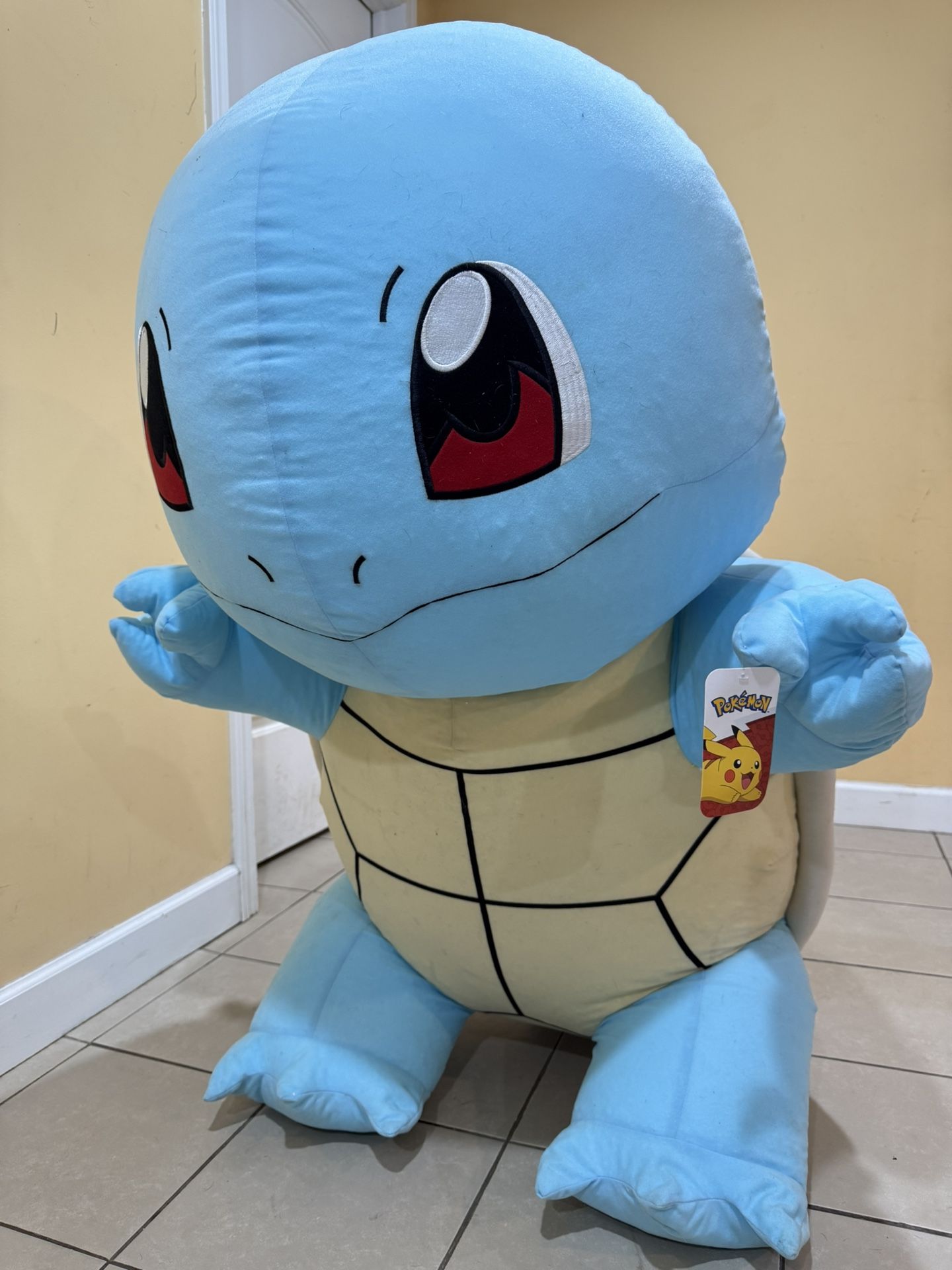 Giant Squirtle Pokemon Toy Factor Stuffed 4ft - 48” Plush