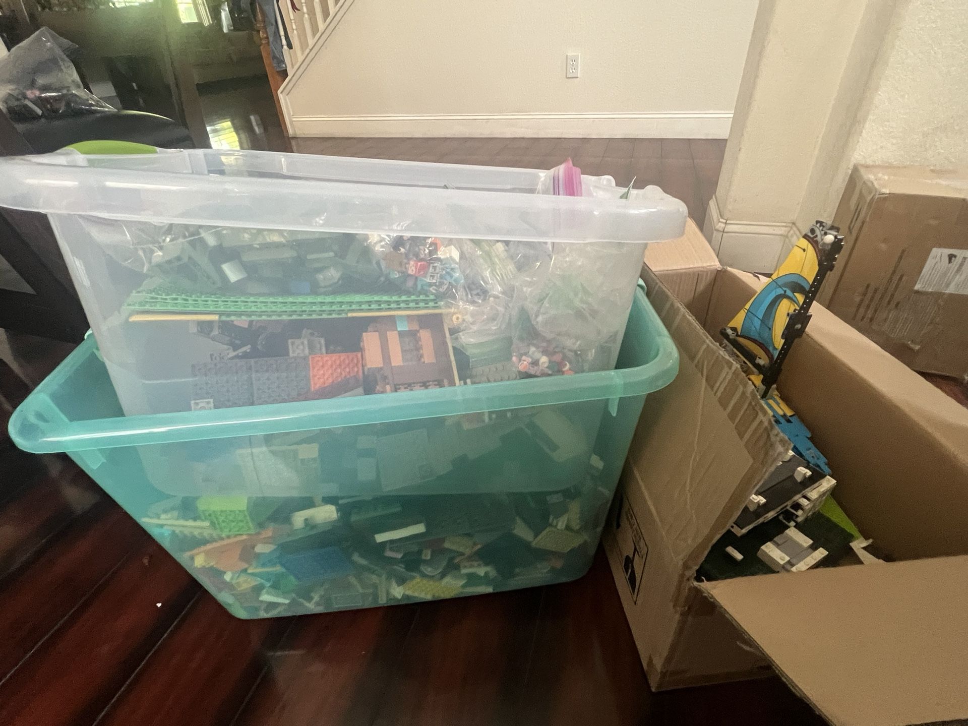 42 LBS Of Bulk Legos And Minifigures