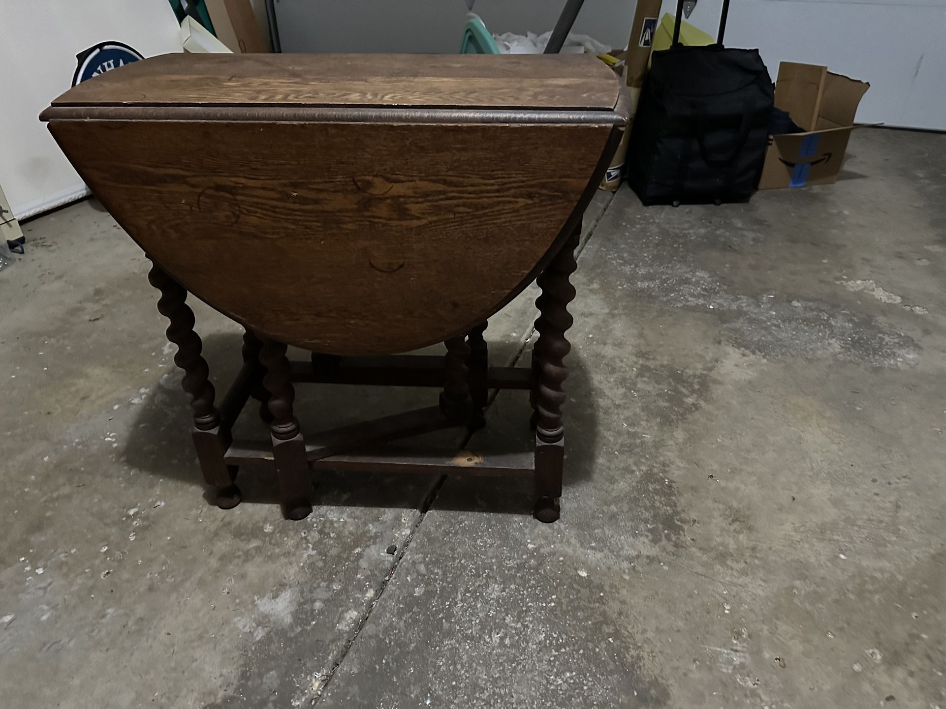 Antique Fold Out Table