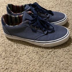 Blue Men’s Vans Shoes Size 9