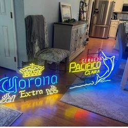 Pacifico And Corona Neon Light