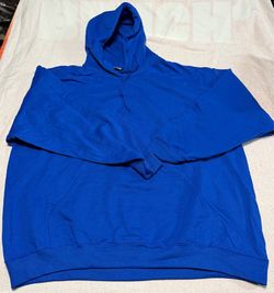 Blue Pullover Hoodie Sweatshirt 2xl