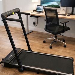 BULAPEACH Folding Treadmill – Like New, Compact, Easy Storage