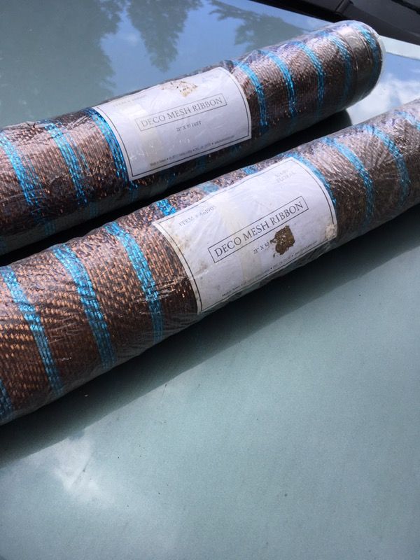 Deco mesh ribbon