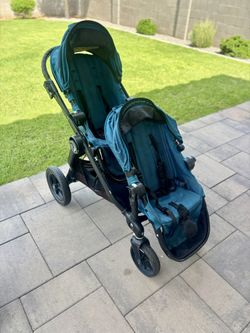 City Select Baby Jogger Double Stroller + Glider Board