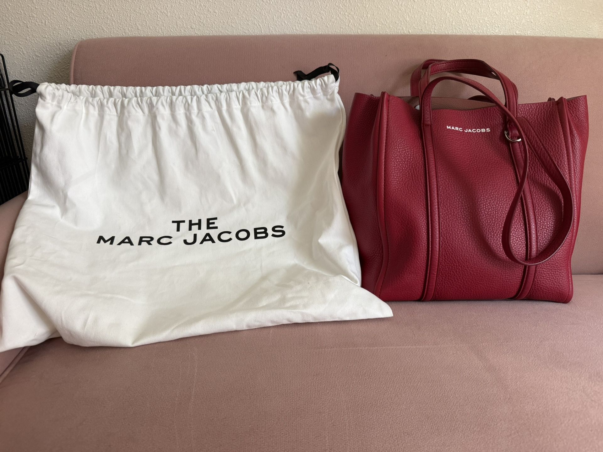 Red Leather Marc Jacobs Purse 