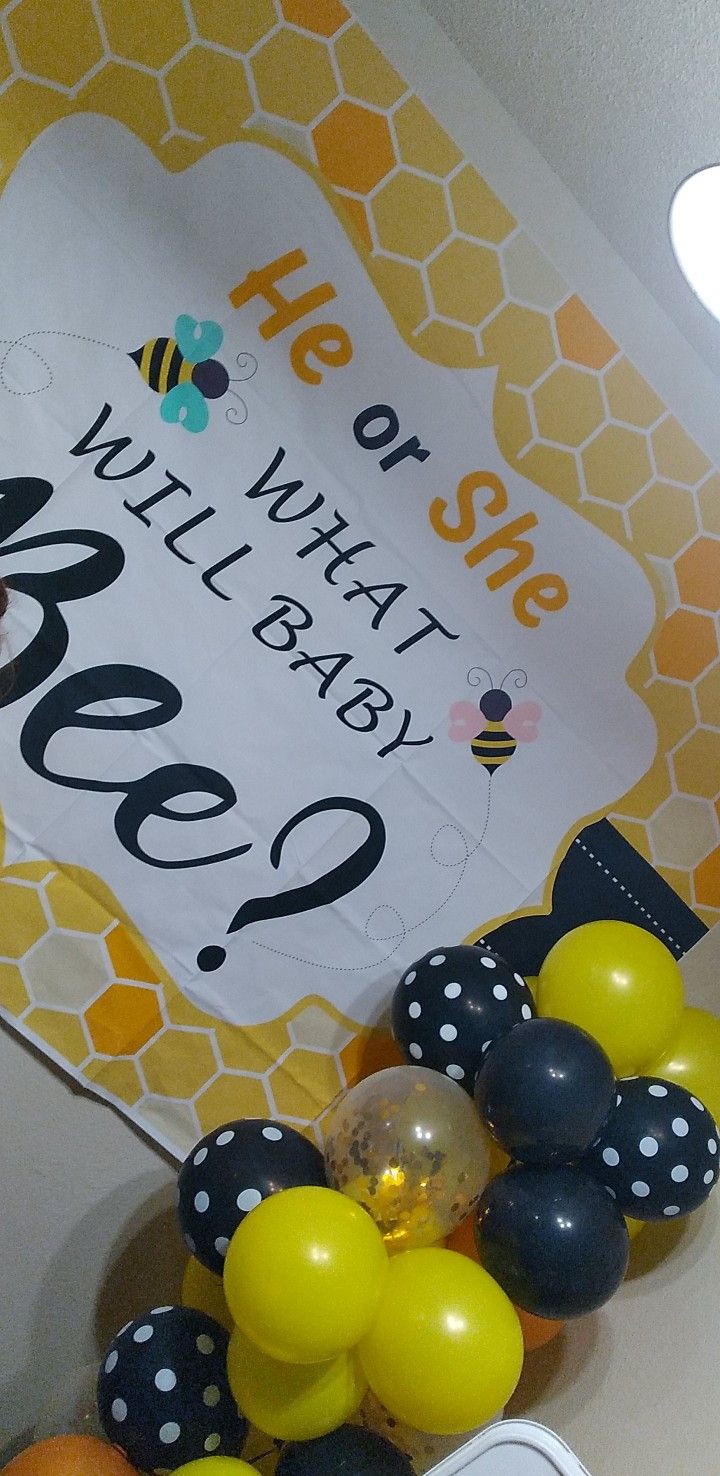 Bumble Bee Gender Reveal Decorations