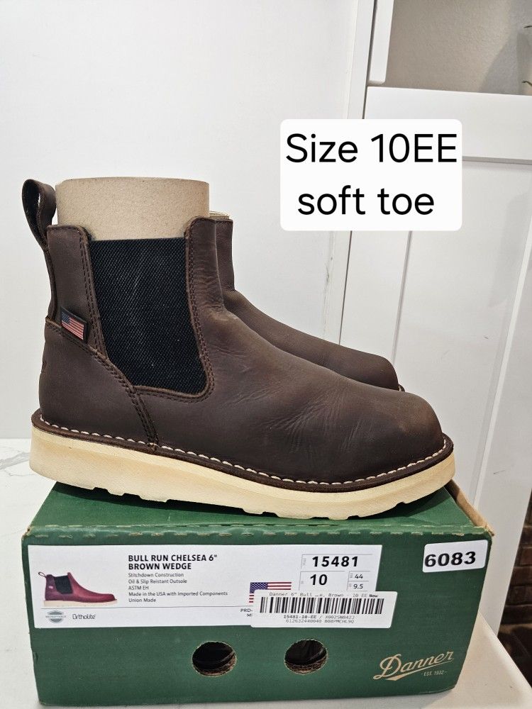 Danner Soft Toe Work Boots Size 10EE