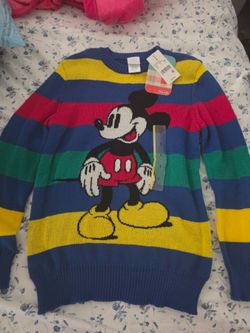 NEW DISNEY MICKEY MOUSE SWEATERS SIZE S