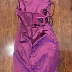 magenta dress from Macys 