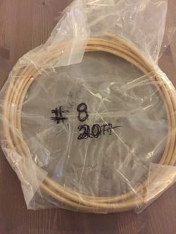 8 gauge 20 ft high temperature fiberglass insulated wire
