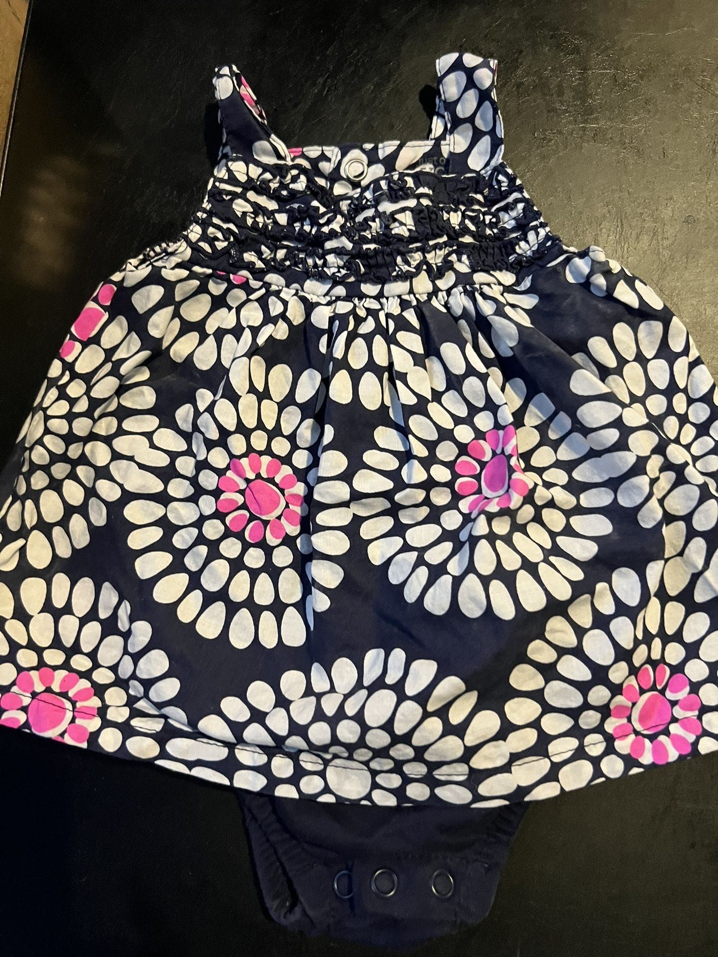 Infant Dress Built In Diaper Cover Size 3 Months