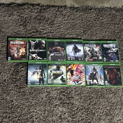 XBOX ONE GAMES BUNDLE