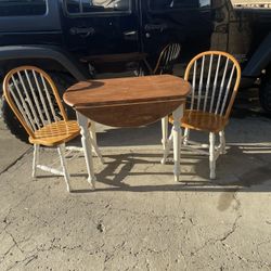Table And Two Chairs 