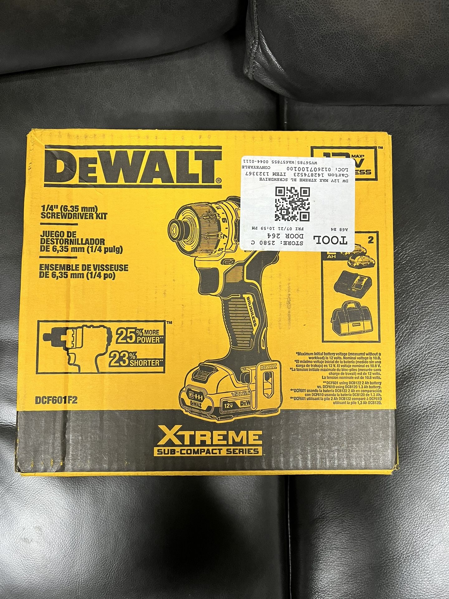 DeWalt Xtreme 12V Max Cordless Screwdriver Kit