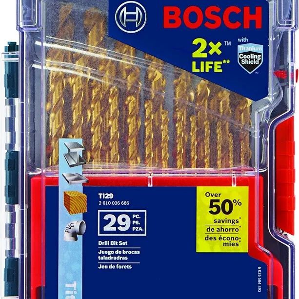 Bosch Ti29 Titanium Drill Bit Set 29pc.