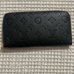 Black Monogram Wallet 