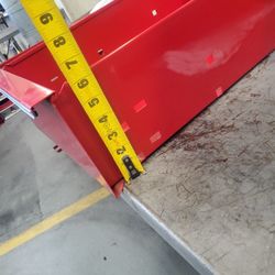 Snap On  Side Box Drawers 2 Small Ones 1 medium Drawer Candy Apple Red