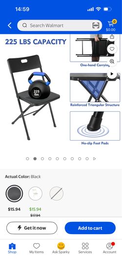 4 Folding chairs
