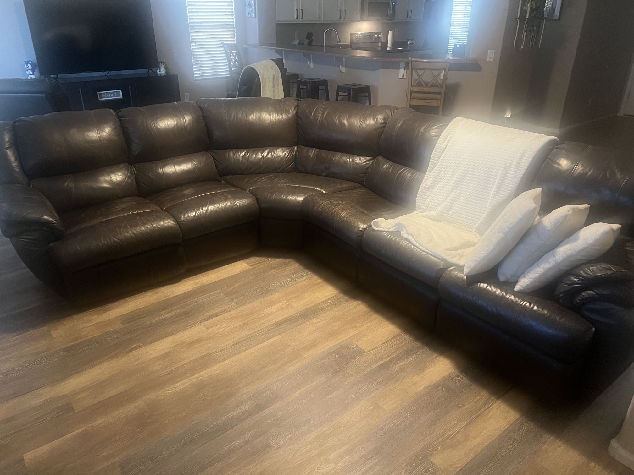 Leather Couch Sectional